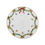 Royal Copenhagen Stjerne Riflet Jul Kakefat 32cm