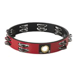 Remo TA-6210-52- Headless Tambourine Quadura Deep Red, 10"