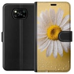 Lommeboketui til Xiaomi Poco X3 NFC med Porselensblomst motiv