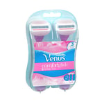 Gillette Venus Spa Disposable Razors + Shave Gel Bars 2 Count By Gillette