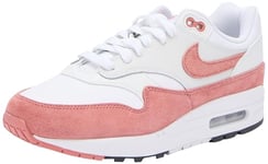 Nike Femme W AIR Max 1 '87 Sneaker, White Canyon Pink Summit White Black, 40 EU