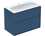 Tvättställ med underskåp IFÖ Sense Art 90 x 64,4 x 48 cm blå matt