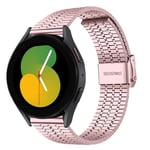 Strap-it Bracelet acier inoxydable Galaxy Watch 5 - 40mm (rose)