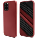 Moozy Lifestyle. Coque en silicone pour Samsung S20 Plus, rose vintage – Coque légère en silicone liquide avec finition mate et doublure en microfibre douce, coque en silicone de qualité supérieure - Neuf