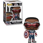 Figurine Funko Pop! Marvel : Falcon et le Soldat de l'Hiver - Captain America