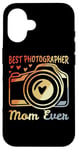 Coque pour iPhone 16 Photographe Mère Photographie Maman Appareil photo Mama