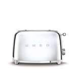 Smeg - 2 Slice Toaster Chrome - Brödrostar - Silver