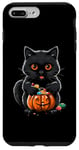 iPhone 7 Plus/8 Plus Black Cat Halloween Costume Pumpkin For Women Case