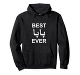 Yalla Baba Habibi Arabic Letters For Arab Fathers Pullover Hoodie