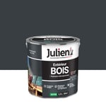 Peinture extérieure bois microporeux Julien gris anthracite satin 2,5L