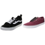 Vans Sneaker Basses Noir 42 EU + Sneaker Bordeaux 42 EU