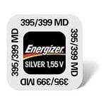 ENERGIZER Lot de 6 Blisters de 1 Pile Oxyde d'Argent pour montres 395/399 SR57