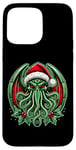 Coque pour iPhone 15 Pro Max Cthulhu Christmas Lovecraft et Miskatonic Necronomicon