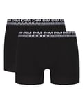 DIM Boxer Homme Stay and Fit Coton 3D Flex x2, Noir, XXL