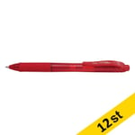 Kulspetspenna | Pentel Energel BL107 | röd | 12st