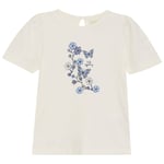 Creamie GOTS T-shirt Med Tryck Xenon Blue | Vit | 80 cm