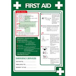 Health & Safety Poster First Aid PVC