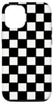 iPhone 13 Black & White Square Chest Case