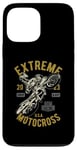 Coque pour iPhone 13 Pro Max Modèle Extreme Dirt Bike Motocross Rider 2023