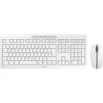 CHERRY Stream radio, sans fil Kit souris + clavier allemand, QWERTZ gris