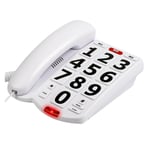 Big Button Phone for Elderly Seniors, Home Land Line Phone  Key for Help5253