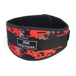 Kraftmark Exercise Belt Red/Gray Camo XS