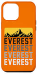 Coque pour iPhone 12 Pro Max High Peak Everest Mountain Expedition Cool Hiking Outfit