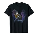 Wolf with Angel Wings and Christian Cross Holy Spirit Animal T-Shirt