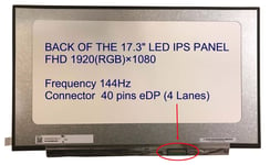 Replacement For Lenovo Legion Y540-17IRH 81Q40027RU 17.3'' LED FHD Laptop Screen