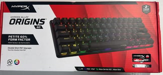 NEW HYPERX ALLOYS ORIGINS GO MECHANICAL GAMING KEYBOARD - UK QWERTY