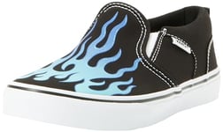 Vans Asher Basket, Flame Black/White, 27 EU