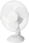 Nordic Home Culture Desk Fan 230mm - Hvit