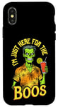 iPhone X/XS Summerween I'm Just Here For The Boos Funny Zombie Cocktail Case