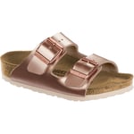 Birkenstock Kids' Arizona Birko-Flor Narrow Electric Metallic Copper, 35