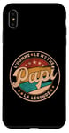 Coque pour iPhone XS Max Papi Homme Mythe Légende Idée-cadeau Papy Humour Grand-Père