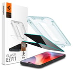 Spigen Glas.Tr Ez Fit Privacy Skärmskydd till iPhone 16 Pro 2-Pack