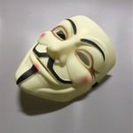 Uusi Anonymous Guy Fawkes Fancy Dress -asusteet Macka Ripsivärit Halloween The V Party Cosplay Naamiaismaskit