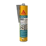 SIKA - Mastic polyuréthane élastique Haute performance spécial joint de façade - SikaHyflex-250 Facade i-Cure Gris - Résiste aux intempéries - Adhère sans primaire - Cartouche 300ml