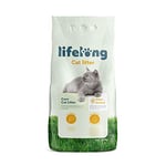 Marque Amazon - Lifelong Litière Agglomérante de maïs pour chats, Sans parfum, 10L (Lot de 1)