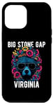 Coque pour iPhone 12 Pro Max Big Stone Gap Virginia USA Ours avec fleurs