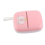 (Pink) Pocket Thermal Printer Multifunctional Mini Thermal Printer With A