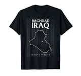 Baghdad Iraq Country Capital City Flag Patriotic T-Shirt