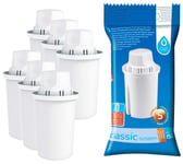 Pack Of 6 Dafi Classic Water Filter Cartridges For Brita Classic And Dafi Jugs