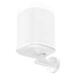 deleyCON 1x Fixe Support Mural pour SONOS One (SL) & SONOS Play:1 Support de Haut-Parleur Métal - Blanc