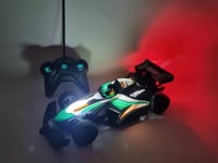 Forza 5 Formula One Green F1 Style Racing Radio Remote Control Car Smoking Spray