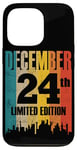 iPhone 13 Pro December 24 Limited Edition 24th Day Retro Vintage Birthday Case