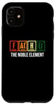 iPhone 11 Father The Noble Element Funny Retro Science Fathers Day Case