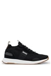 BOSS Male Titanium_Runn_knst_N Sneaker Black 11 UK