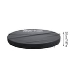 Couverture de Piscine Ronde Pliable et Étanche de 6/8/10/15/18 Pieds,Anti-Poussière pour Piscine Hors Sol,pour Jacuzzi,Tramimmersion avec Structure - Type 12FT