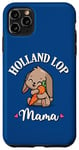 Coque pour iPhone 11 Pro Max Mini Holland Lop Mom Bunny Rabbit Mama Lover